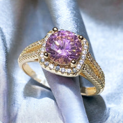 HAILEY Electro Gold Plated Adjustable Ring