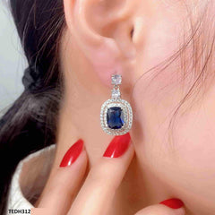 GC Luxurious Layer Cushion Drop Earrings