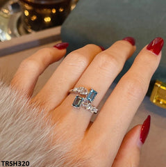 GC Deluxe Aqua Square Bracket Adjustable Ring