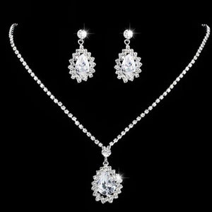 XYLO 925 Sterling Silver Water Drop Set