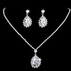 XYLO 925 Sterling Silver Water Drop Set
