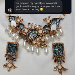 MARIA Original Turkish Crushed Stone Detailed Hand Crafted Set