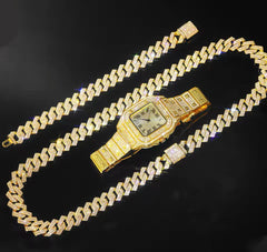 Gen Z Aesthetics Iced Out Diamond Premium Combo