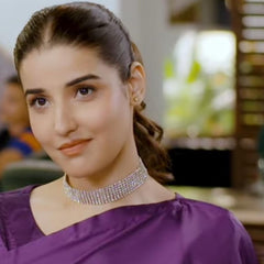 Ravishing Zircon Rhinestone Glam Choker Piece