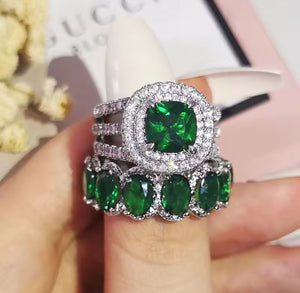 BRITTANY Ultra Luxurious Diamond Vibe Dual Ring