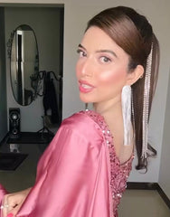 GC Ultra Luxurious Rhinestone Tassel Headwear Clip (Silver)