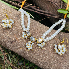 GC Timeless Faux Pearl Choker & Earrings Value Set