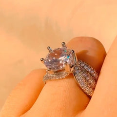 SALENA Pure Silver Glam Diamond Vibe Ring