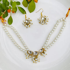 GC Timeless Faux Pearl Choker & Earrings Value Set