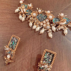 MARIA Original Turkish Crushed Stone Detailed Hand Crafted Set