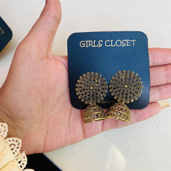 GC Antique Gold Traditional Classic Jhumkis