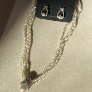 GC Exclusive Chanel Inspired Classic Pearl Duo