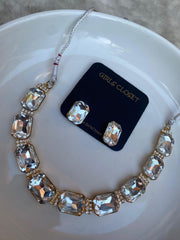 Montana Cushion-Cut Rhinestone Deluxe Set
