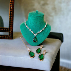 SIMRAN AD Crystal Zarkon Deluxe Sets With Doublet Stone