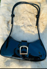 Sparkly Y2k Crossbody Retro Bag Midnight Black