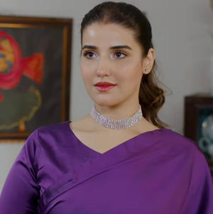 Ravishing Zircon Rhinestone Glam Choker Piece