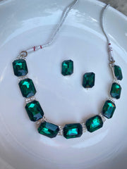 Montana Cushion-Cut Rhinestone Deluxe Set