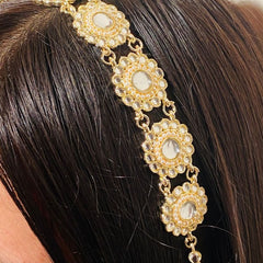 Kundan Sheesh Phool Maatha Patti Hair GC Premium