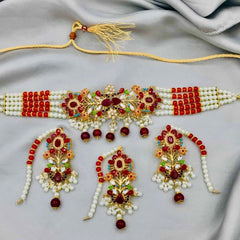 GC Traditional Flower Neck Choker Set