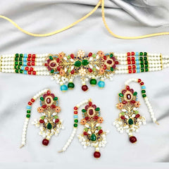 GC Traditional Flower Neck Choker Set
