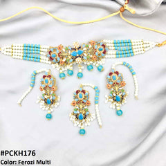 GC Traditional Flower Neck Choker Set