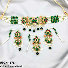 GC Traditional Flower Neck Choker Set