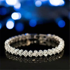Deluxe American Diamond Bracelet Crystal