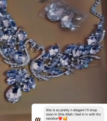 GC Statement Swan Necklace & Earrings Combo (Super Premium)