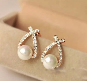 Antique Affordable Pearl Stud Earrings