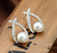 Antique Affordable Pearl Stud Earrings