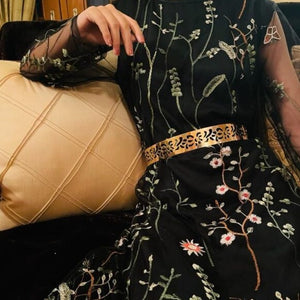 GC Aesthetic Gold Round Metal Mosaic Belt