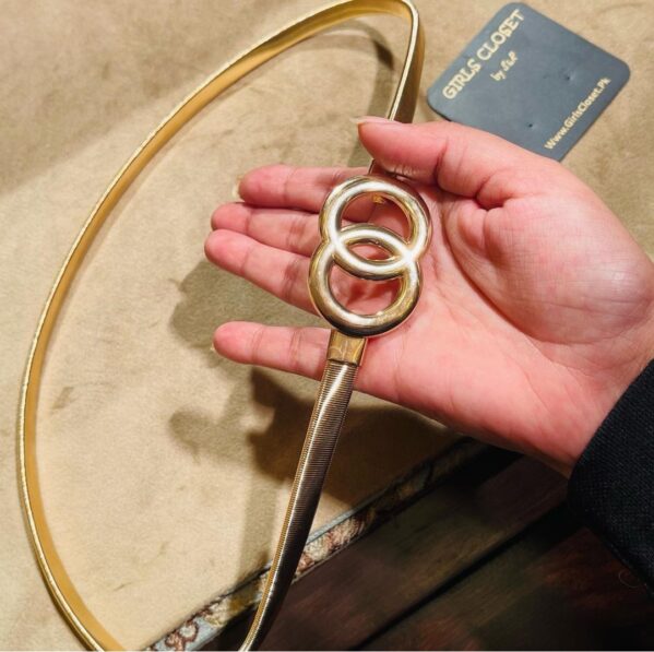 Iconic Premium Elastic Metal Infinity Belt – Girls Closet PK