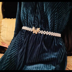 GC Premium Signature 3D Butterfly Pearl Adjustable Belt
