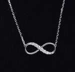 GC Exclusive Infinity Silver Pendant & Bracelet Combo