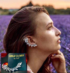 Statement Crystal Crescent Shaped Ear Cuff