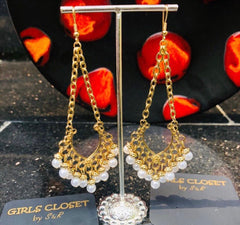 Super High Quality Dangling Pearl Drop Earrings