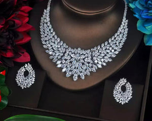 Charlotte Ultra Luxurious Cubic Zircon 925 Silver Wedding Set