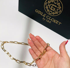 Super Trendy GC Interlocked Chain Necklace
