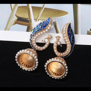 Super Deluxe Menakari Kundan Peacock Jhumkas