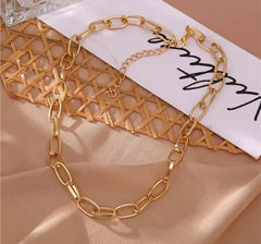 Super Trendy GC Interlocked Chain Necklace