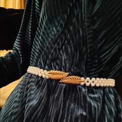GC Signature 3D Leaf Pearl Exclusive Adjustable Belt