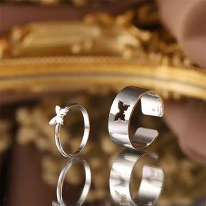 GC Couple/Bestie Butterfly Inspired Adjustable Ring