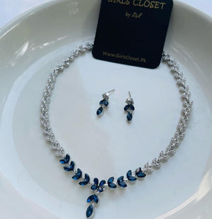 Cinderella Pure Silver GC Necklace With Earrings