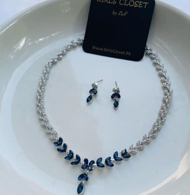 Cinderella Pure Silver GC Necklace With Earrings