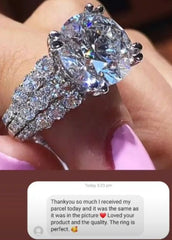 DYNASTY Ultra Glam Diamond Vibe Pure Silver RING