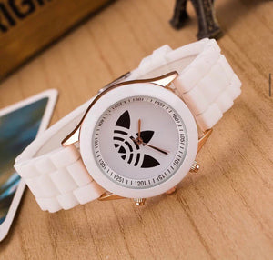 Adidas Super White Sporty Top Trending Silicone Watch