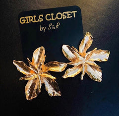 GC Oversized Star Metal Earrings