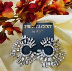 Ultra Luxurious Crystal Attack Horizon Earrings