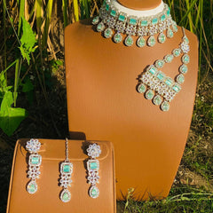 HANIA Mint Green Indian Exclusive Set (Supreme Quality)