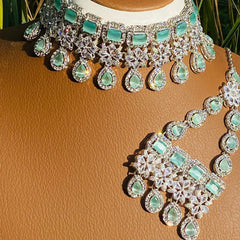 HANIA Mint Green Indian Exclusive Set (Supreme Quality)